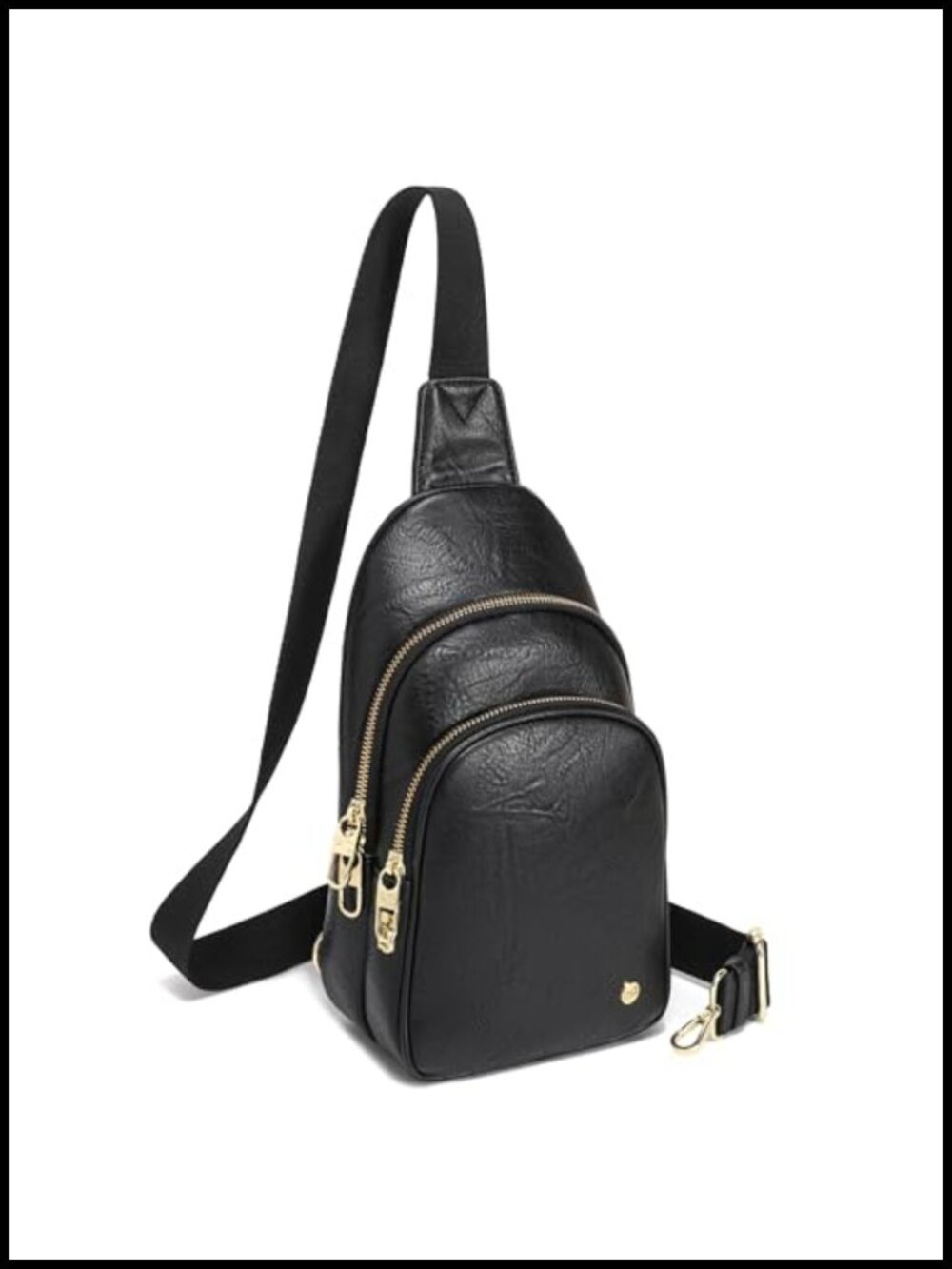 Anti-Theft RFID Crossbody Sling Bag Faux Leather Travel Purse for Women